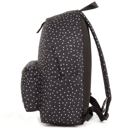 Рюкзак BRAUBERG, универсальный, сити-формат, черный в горошек, 20 литров, 41х32х14 см, 228845