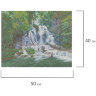 Картина стразами (алмазная мозаика) 40х50 см, ОСТРОВ СОКРОВИЩ "Водопад", без подрамника, 662418