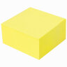 Блок самоклеящийся (стикеры) BRAUBERG НЕОНОВЫЙ 76х76 мм, 400 листов, желтый, 111352