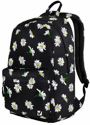 Рюкзак BRAUBERG DREAM универсальный с карманом для ноутбука, эргономичный, "Camomile", 42х26х14 см, 270773