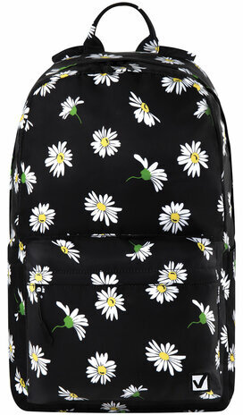 Рюкзак BRAUBERG DREAM универсальный с карманом для ноутбука, эргономичный, "Camomile", 42х26х14 см, 270773