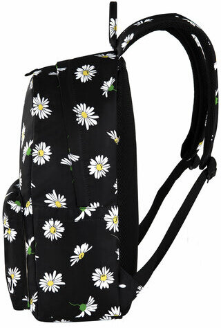 Рюкзак BRAUBERG DREAM универсальный с карманом для ноутбука, эргономичный, "Camomile", 42х26х14 см, 270773