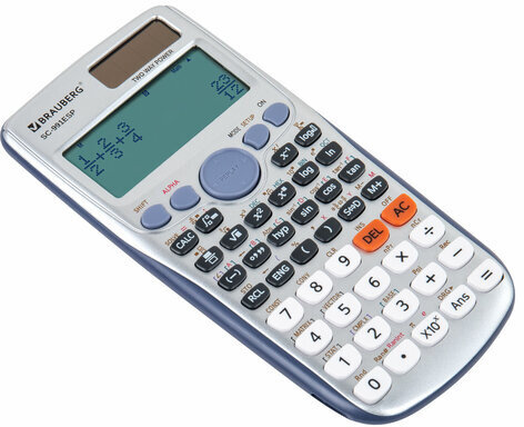 Калькулятор инженерный BRAUBERG SC-991ESP (165х84 мм), 417 функций, 10+2 разрядов, двойное питание, 271725