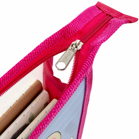 Папка для тетрадей ПИФАГОР А5, 1 отделение, пластик, на молнии, "Mice", 271086