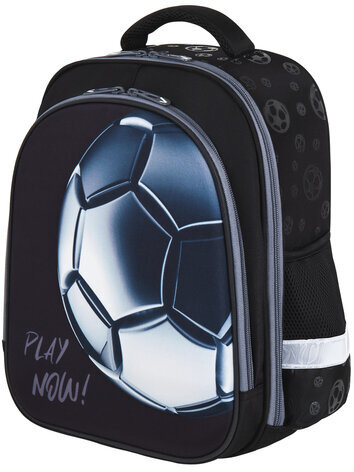 Ранец BRAUBERG KIDS STANDARD, 2 отделения, "Score ball", 3D панель, 36х28х14 см, 272037