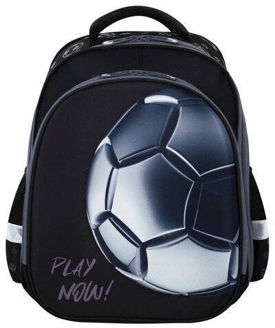Ранец BRAUBERG KIDS STANDARD, 2 отделения, "Score ball", 3D панель, 36х28х14 см, 272037