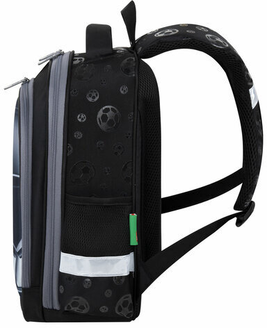 Ранец BRAUBERG KIDS STANDARD, 2 отделения, "Score ball", 3D панель, 36х28х14 см, 272037