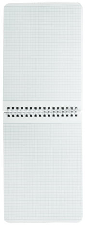 Блокнот А5 (145х212 мм), 60 л., гребень, лакированная обложка, клетка, HATBER, "Зелёный", 60Б5В1гр, B194065