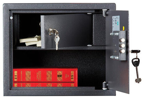 Сейф оружейный AIKO "TT-28", 280х340х295 мм, 8,5 кг, патронное отделение, ключевой замок