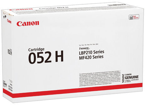 Картридж лазерный CANON (052H) MF421dw / MF426dw / MF428x / MF429x, ресурс 9200 страниц, оригинальный, 2200C002
