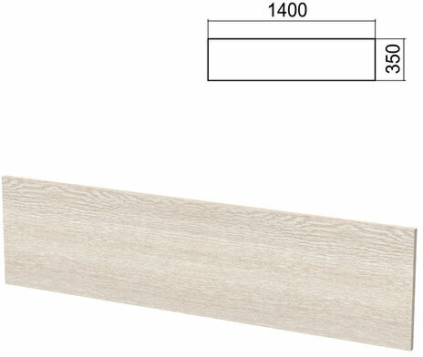 Экран к столам на металлокаркасе "Арго", шириной 1400 мм, ясень шимо