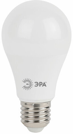 Лампа светодиодная ЭРА STD, 15 (130) Вт, цоколь E27, груша, холодный белый свет, 35000 ч., LED A60-15W-860-E27, Б0031396