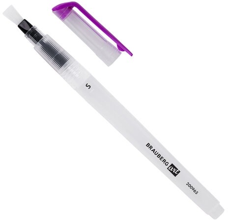 Кисти художественные с резервуаром для воды, синтетика, набор 6 шт., BRAUBERG ART DEBUT, 200965