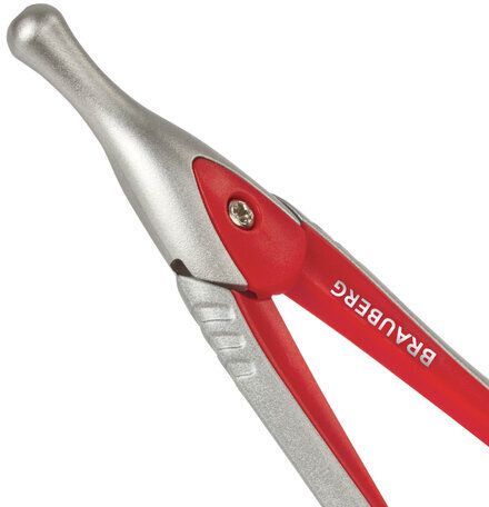 Готовальня BRAUBERG "Extra", 4 предмета (циркуль 120 мм, точилка, отвёртка, грифель), 210686