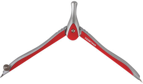 Готовальня BRAUBERG "Extra", 4 предмета (циркуль 120 мм, точилка, отвёртка, грифель), 210686