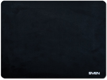 Коврик для мыши SVEN HC-01-03, микрофибра + резина, 300х225х1,5 мм, черный, SV-009885