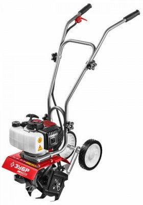 Бензиновый культиватор ЗУБР МКЛ-100, 1600 Вт, 2-тактный, 2,2 л.с., объем двигателя 52 см3, МКЛ-100