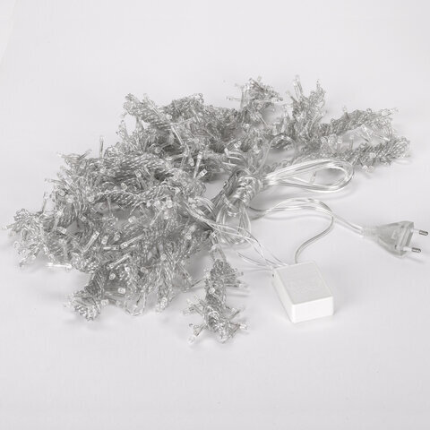 Электрогирлянда-занавес комнатная "Штора" 3х3 м, 400 LED, теплый белый, 220 V, ЗОЛОТАЯ СКАЗКА, 591336