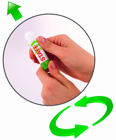 Клей-карандаш УСИЛЕННЫЙ STAFF Profit, 8 г, PVP-основа, 228660