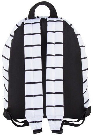 Рюкзак BRAUBERG, универсальный, сити-формат, белый в полоску, 20 литров, 41х32х14 см, 228846