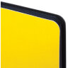 Блокнот А5 (148x218 мм), BRAUBERG "Metropolis Mix", под кожу, 80 л., клетка, желтый, 111038