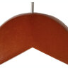Вешалка-плечики, размер 48-50, деревянная, анатомическая, перекладина, цвет вишня, BRABIX "Люкс", 601164