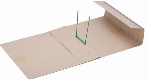 Папка архивная для переплета "Форма 21" 80 мм, с механизмом для скоросшивания, завязки, STAFF, 112170