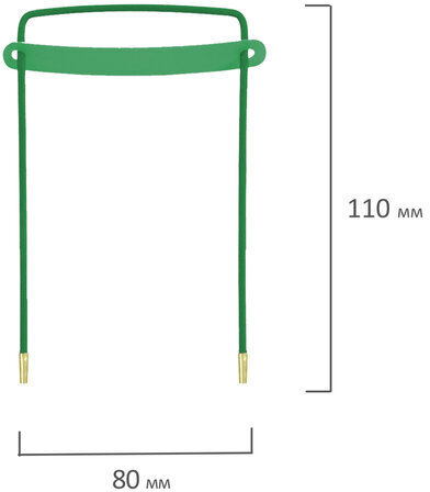 Папка архивная для переплета "Форма 21" 80 мм, с механизмом для скоросшивания, завязки, STAFF, 112170