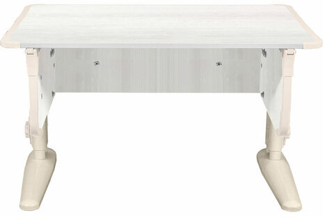 Стол-парта регулируемый "ДЭМИ" СУТ.43, 1000х550х530-815 мм, бежевый каркас, пластик бежевый, рамух белый (КОМПЛЕКТ)