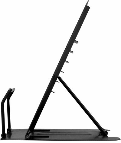 Подставка для книг и учебников ЮНЛАНДИЯ "Space", регулируемый угол наклона, металл, 237577