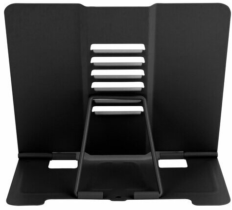 Подставка для книг и учебников ЮНЛАНДИЯ "Space", регулируемый угол наклона, металл, 237577