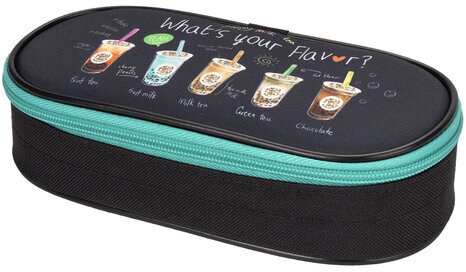 Пенал-футляр BRAUBERG, 1 отделение, полиэстер, органайзер, 21x8,5x5 см, 270373