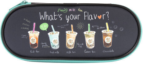 Пенал-футляр BRAUBERG, 1 отделение, полиэстер, органайзер, 21x8,5x5 см, 270373