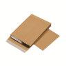 Конверт-пакеты С4 объемные (229х324х40 мм), до 250 листов, крафт-бумага, отрывная полоса, КОМПЛЕКТ 25 шт., 381227.25