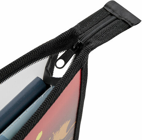 Папка для тетрадей ПИФАГОР А5, 1 отделение, пластик, на молнии, "Moto", 271091