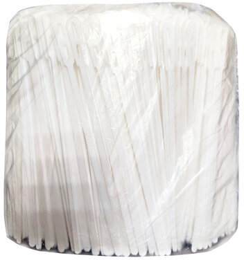 Размешиватель одноразовый пластиковый 160 мм, КОМПЛЕКТ 1000 шт., для чая и кофе, ПП, 608148, 19-8061