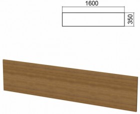 Экран к столам на металлокаркасе "Арго", шириной 1600 мм, орех