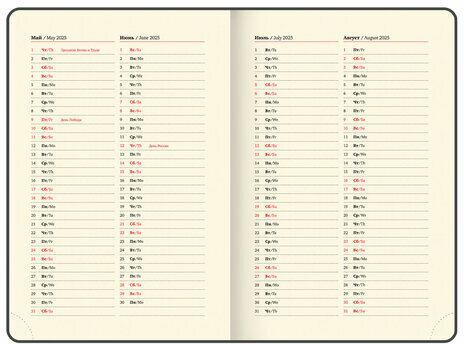 Ежедневник датированный 2025, А5, 138x213 мм, BRAUBERG "Comodo", под кожу, красный, 115773