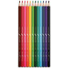 Карандаши цветные акварельные BRUNO VISCONTI Aquarelle, 12 цветов, металлический пенал, 30-0037