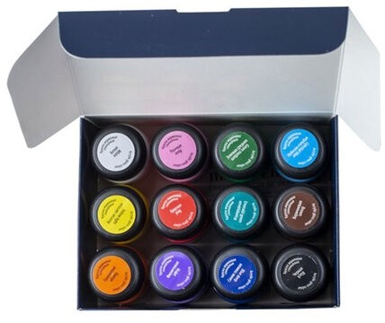 Краски акриловые художественные глянцевые "Декола", 12 цветов по 20 мл, в баночках, 2941116