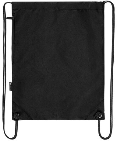 Мешок для обуви BRAUBERG плотный, карман на молнии, подкладка, 43х33 см, Total Black, 272427