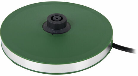 Чайник с терморегулятором и дисплеем, ДВОЙНЫЕ СТЕНКИ, SONNEN KT-8723EG, 1,7 л, 2200 Вт, изумрудный, 454689