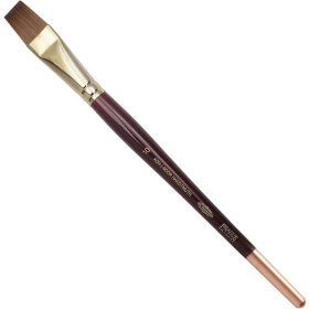 Кисть художественная KOH-I-NOOR колонок, плоская, №10, короткая ручка, блистер, 9936010010BL
