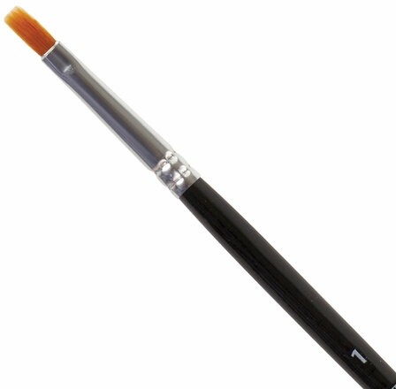 Кисть BRAUBERG синтетика, плоская, №1, 200864