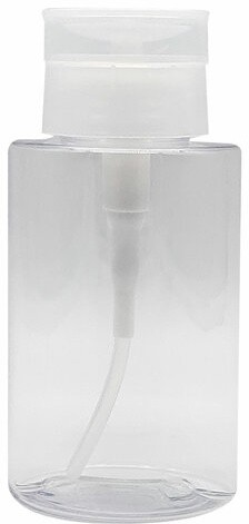 Флакон с помпой дозатором косметический с крышкой для маникюра, косметики, 200 мл, DASWERK, 609308