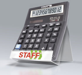 Подставка для калькуляторов STAFF рекламная 150 мм, 504882
