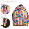 Рюкзак BRAUBERG, универсальный, сити-формат, разноцветный, Сладости, 20 литров, 41х32х14 см, 225370