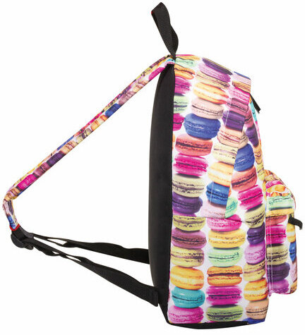 Рюкзак BRAUBERG, универсальный, сити-формат, разноцветный, Сладости, 20 литров, 41х32х14 см, 225370