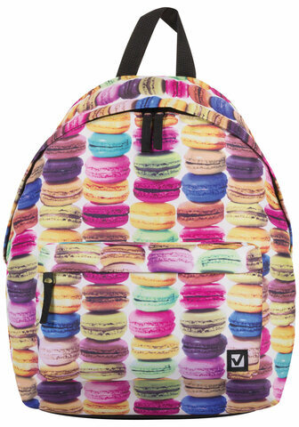 Рюкзак BRAUBERG, универсальный, сити-формат, разноцветный, Сладости, 20 литров, 41х32х14 см, 225370