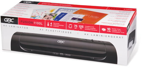 Ламинатор GBC FUSION 1100L (Англия), формат A4, толщина пленки 1 сторона 75-125 мкм, скорость 33 см/мин, 4400746EU